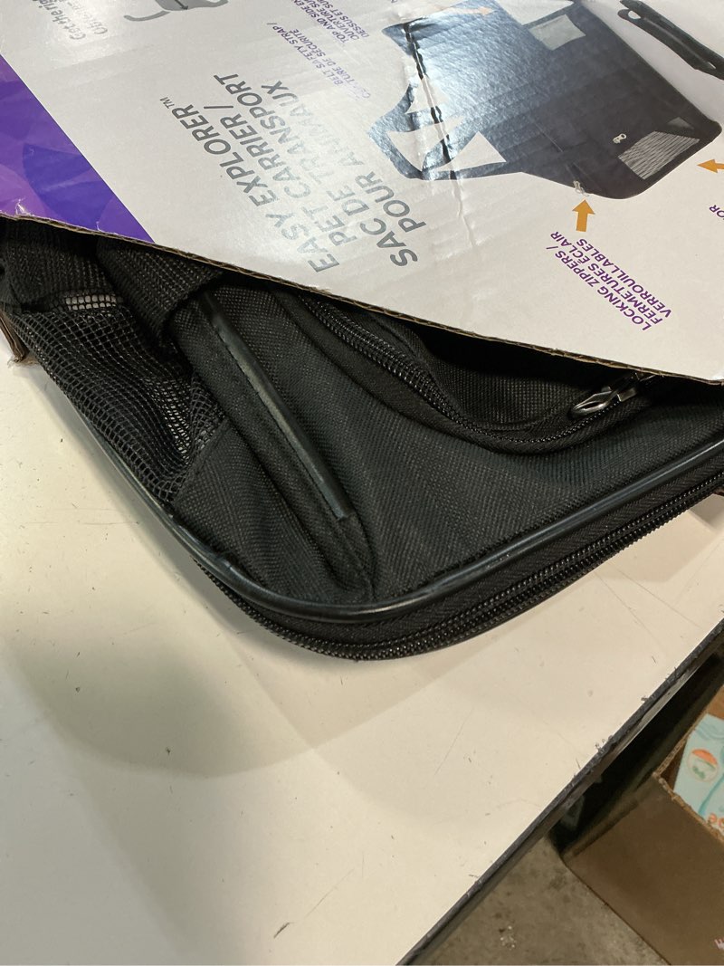 Condition photo showing Good Condition for trustypup easy explorer medium guaranteed on-board travel pet carrier, black, 16 lb limit