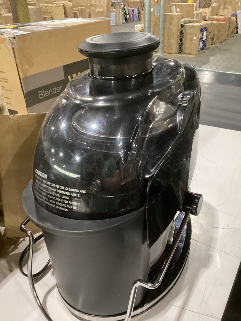 Condition photo showing As Is for cuisinart cje-500 compact juice extractor black, 11.5 x 11.8 x 14.2 inch