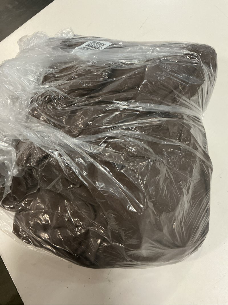 Condition photo showing Good Condition for european linen duvet cover, king/cal king, espresso