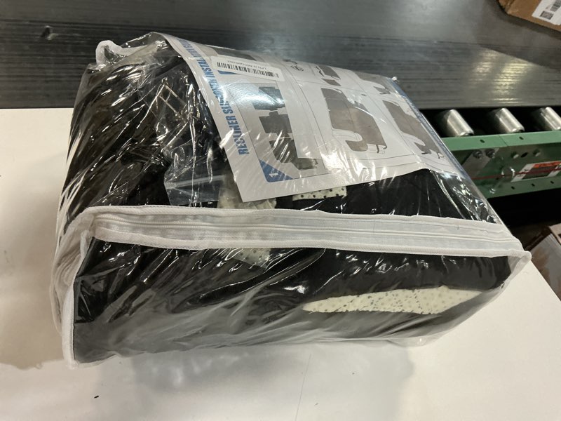 Condition photo showing Good Condition for TAOCOCO 100% Waterproof Recliner Sofa Cover Non Slip Couch Cover for 3 Seat Reclining Sofa, Split Reclining Couch Covers 3-Piece with Straps, Washable Sofa Slipcover for Kids Pets(3 Seater, Black) Black 3 Seater