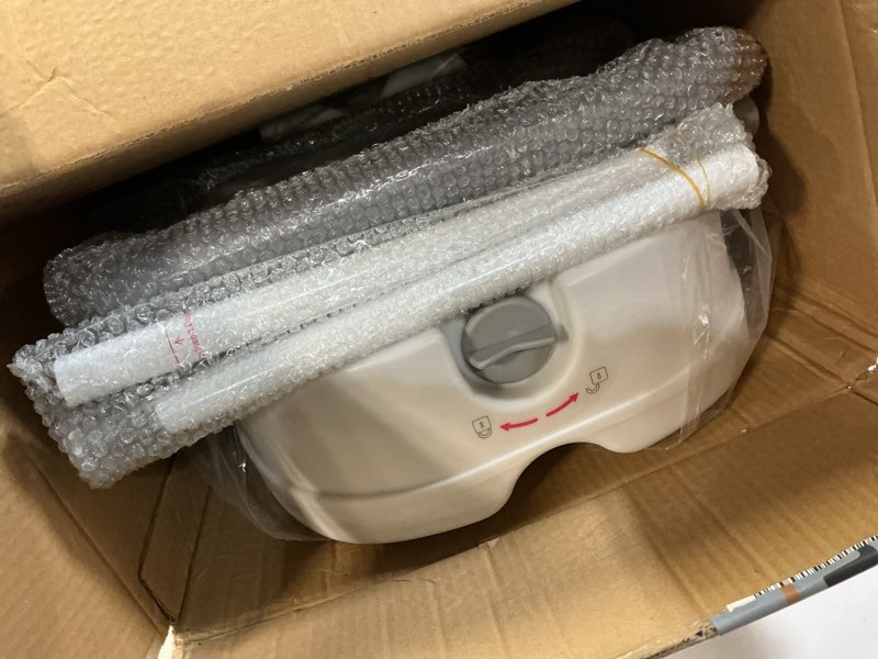 Condition photo showing New/Like New for Raised Toilet Seat with Handles for Elderly - Toilet Seat Risers for Seniors with Adjustable Padded Arms - Elevated Toilet Safety Seat for Standard or Elongated Commode