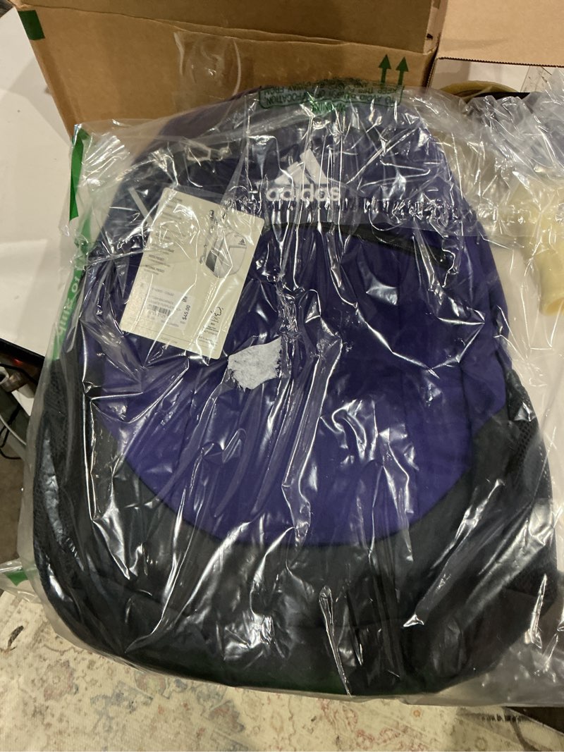 Condition photo showing Good Condition for adidas striker 2 backpack, team collegiate purple/black/white, one size team collegiate purple/black/white one size