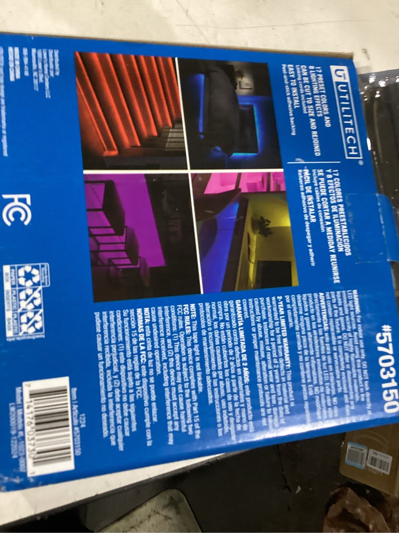 Condition photo showing Good Condition for Utilitech Indoor 16-ft LED Multicolor Strip Light