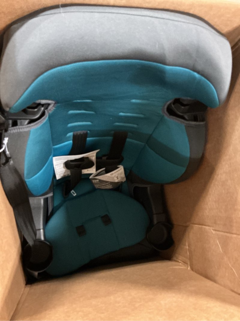 Condition photo showing Good Condition for safety 1st grand 2-in-1 booster car seat, converts from high back to belt-positioning booster, high back seat for kids 40-65, and belt-positioning 40-100 pounds, capri teal