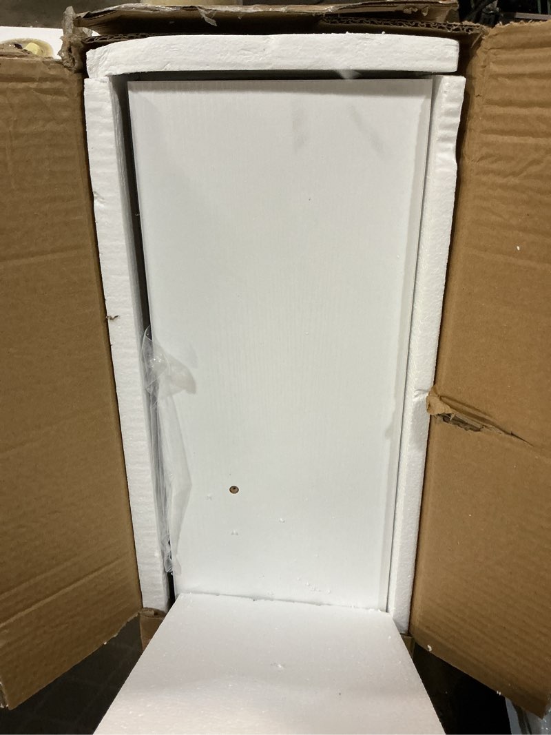 Condition photo showing Good Condition for amada homefurnishing floating shelves wall mounted, 47 x 8 inch wall shelves for bathroom, bedroom, living room, white shelves set of 2 white 47 inches