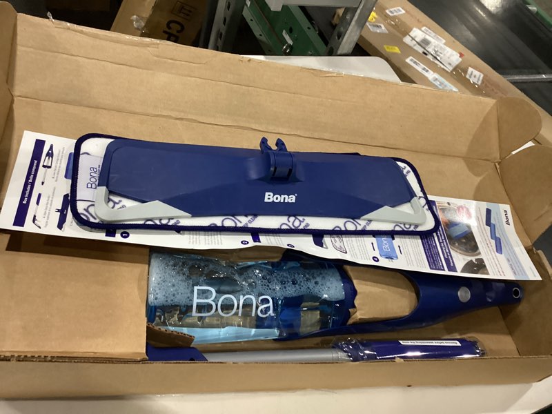 Condition photo showing As Is for DAMAGED ON THE CLEANER HOLDER Bona Hardwood Floor Spray Mop Premium