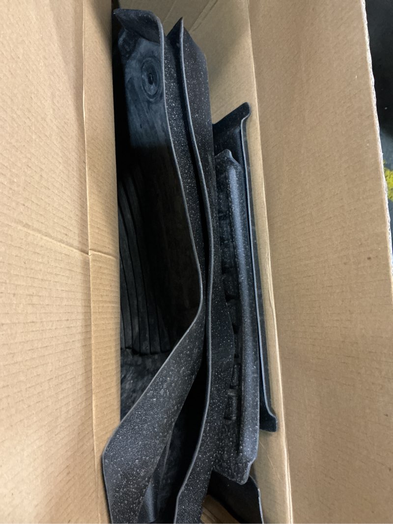 Condition photo showing As Is for YHTAUTO Floor Mats Fit 2017-2019 Buick Lacrosse, TPE All Weather Car Mats Waterproof Anti-Slip Odorless Floor Liner, Interior Car Accessories Front & 2nd Row Liner