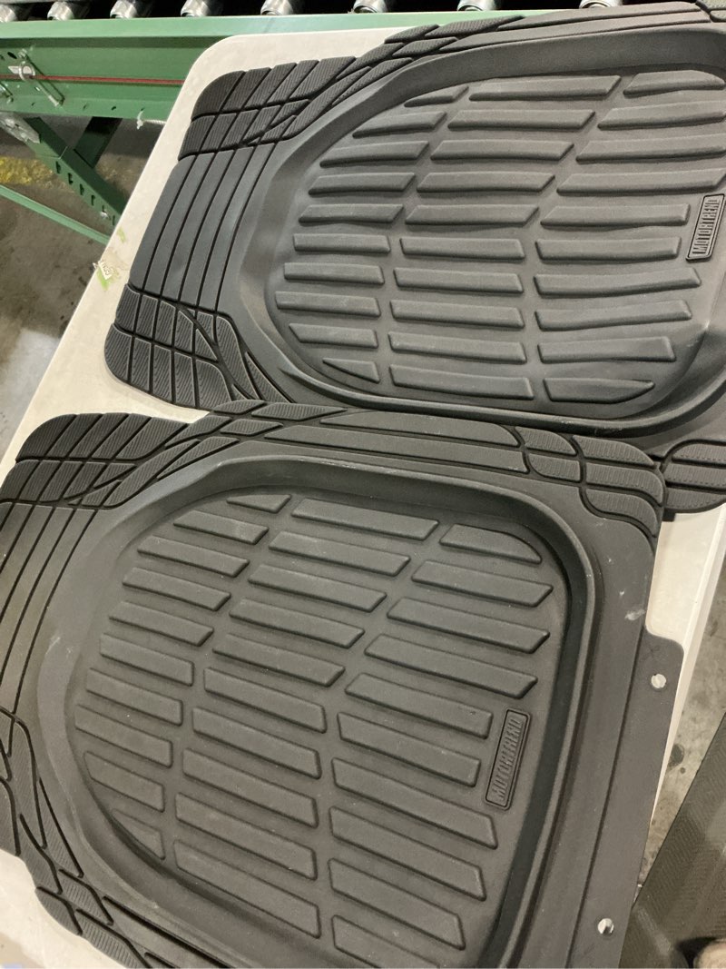 Condition photo showing Good Condition for motor trend flextough lite rubber car mats full set - all weather floor mats for cars 2 pcs