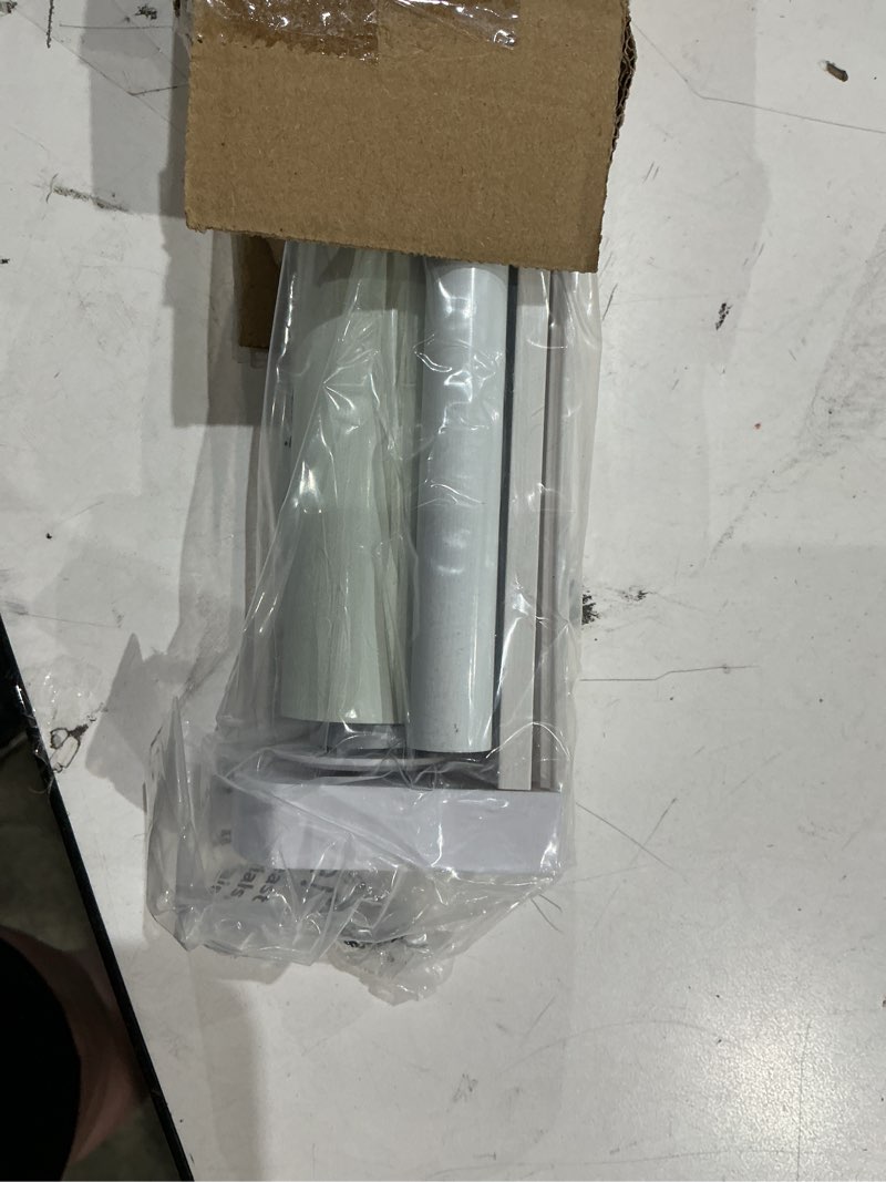 Condition photo showing New/Like New for lazblinds no tools no drill cordless roller shades, 100% blackout roller blinds for windows, thermal insulated uv protection waterproof roll up window blinds and shades, 23'' w x 72'' h, cream cream 23'' w x 72'' h