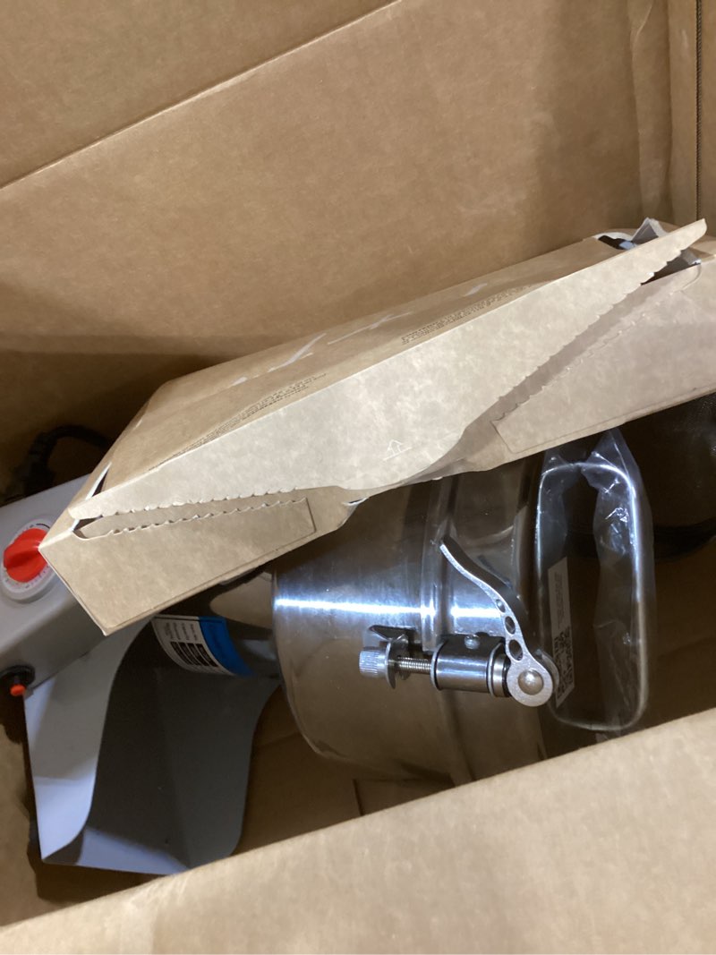 Condition photo showing As Is for Greatrue 2000g Electric Grain Mill Grinder, 304 Stainless Steel Flour Mill, 3600W High Speed Spice G