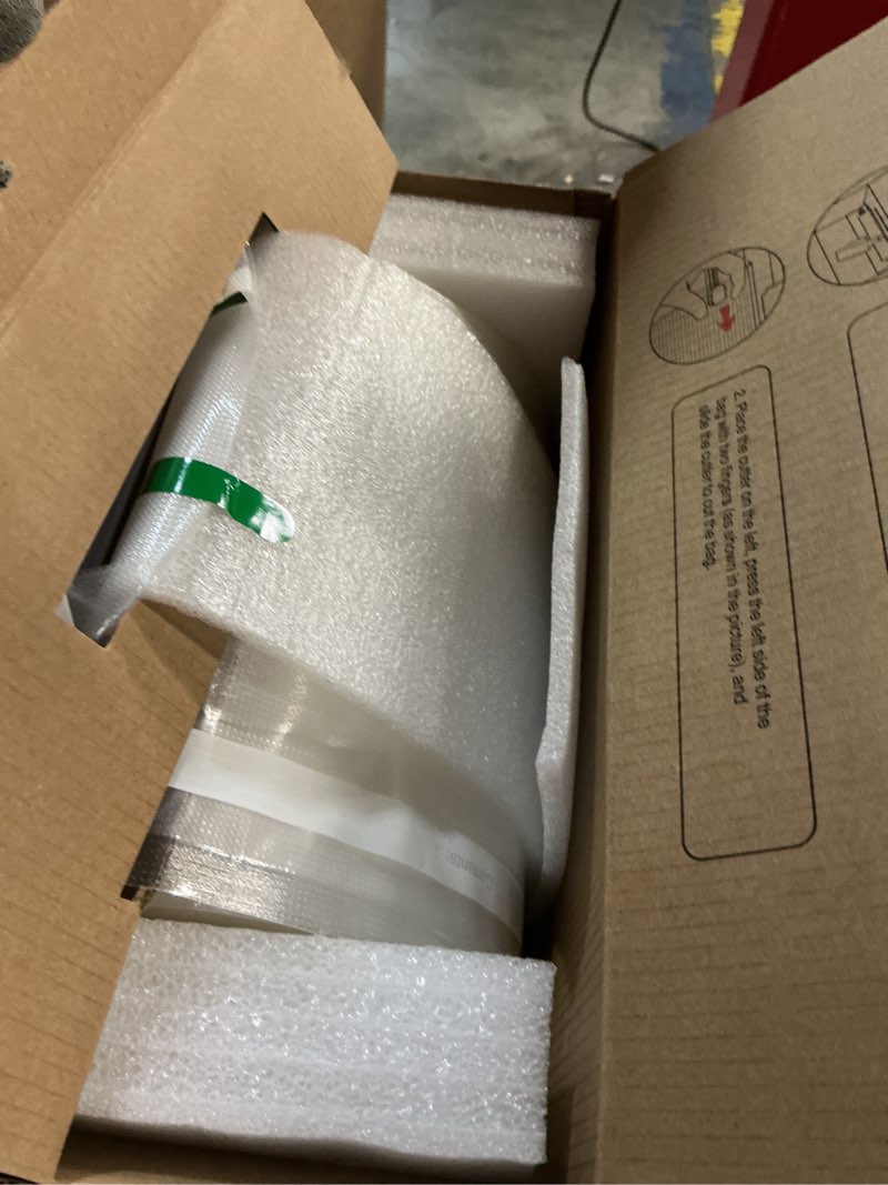 Condition photo showing Good Condition for bonsenkitchen 8” x 150’ vacuum sealer bags rolls with cutter for food storage, commercial grade, bpa free, great for meal prep and sous vide cooking 8 in x 150 ft clear
