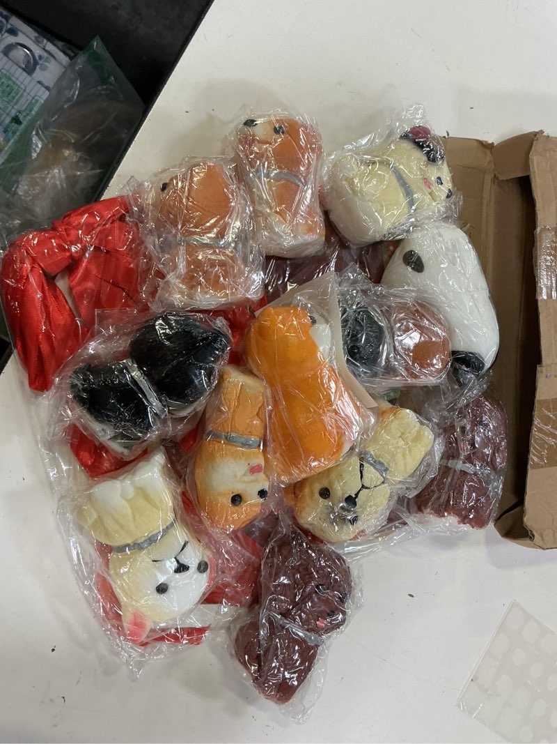 Condition photo showing New/Like New for blueweenly 12 pcs christmas squeeze dogs cute stress balls for adults sensory stress for puppy favors lovers christmas party gifts