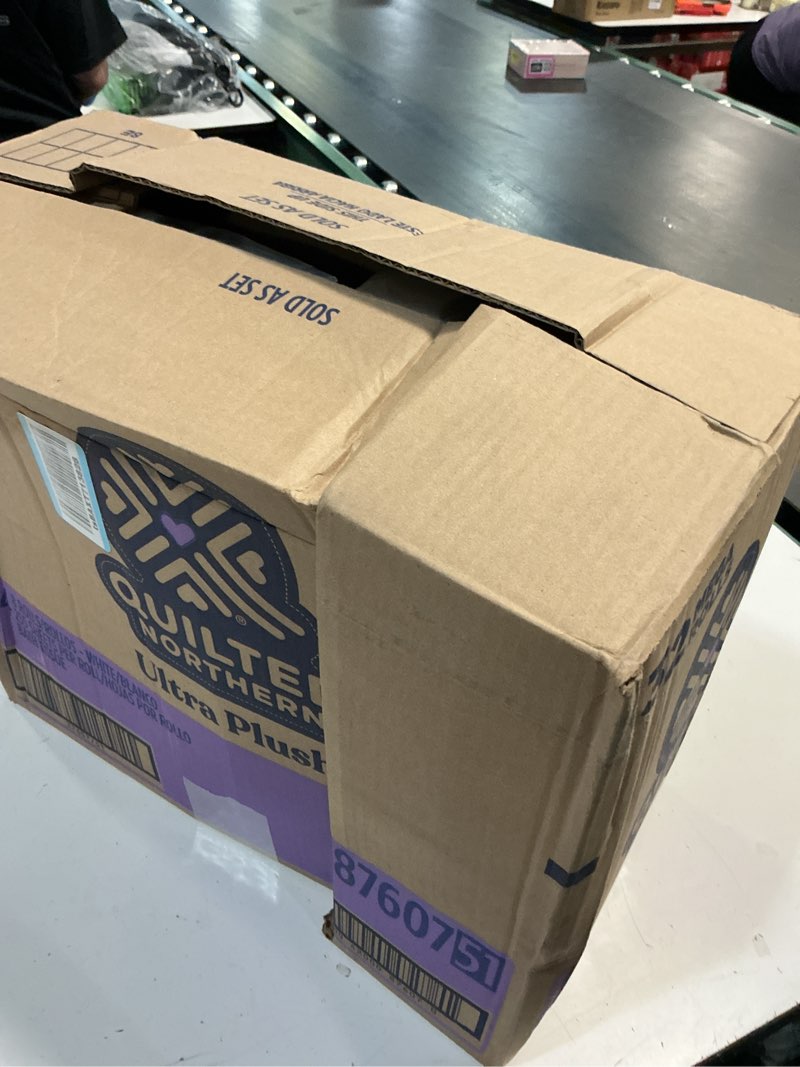 Condition photo showing Good Condition for quilted northern ultra plush toilet paper, 32 mega rolls = 128 regular rolls, 3x thicker*, 3 ply soft toilet tissue