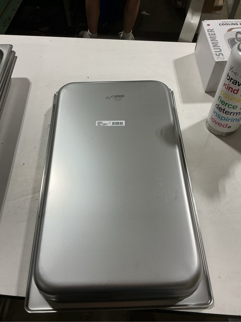 Condition photo showing Good Condition for winco full size stainless steel steam table pan [spjm-102]