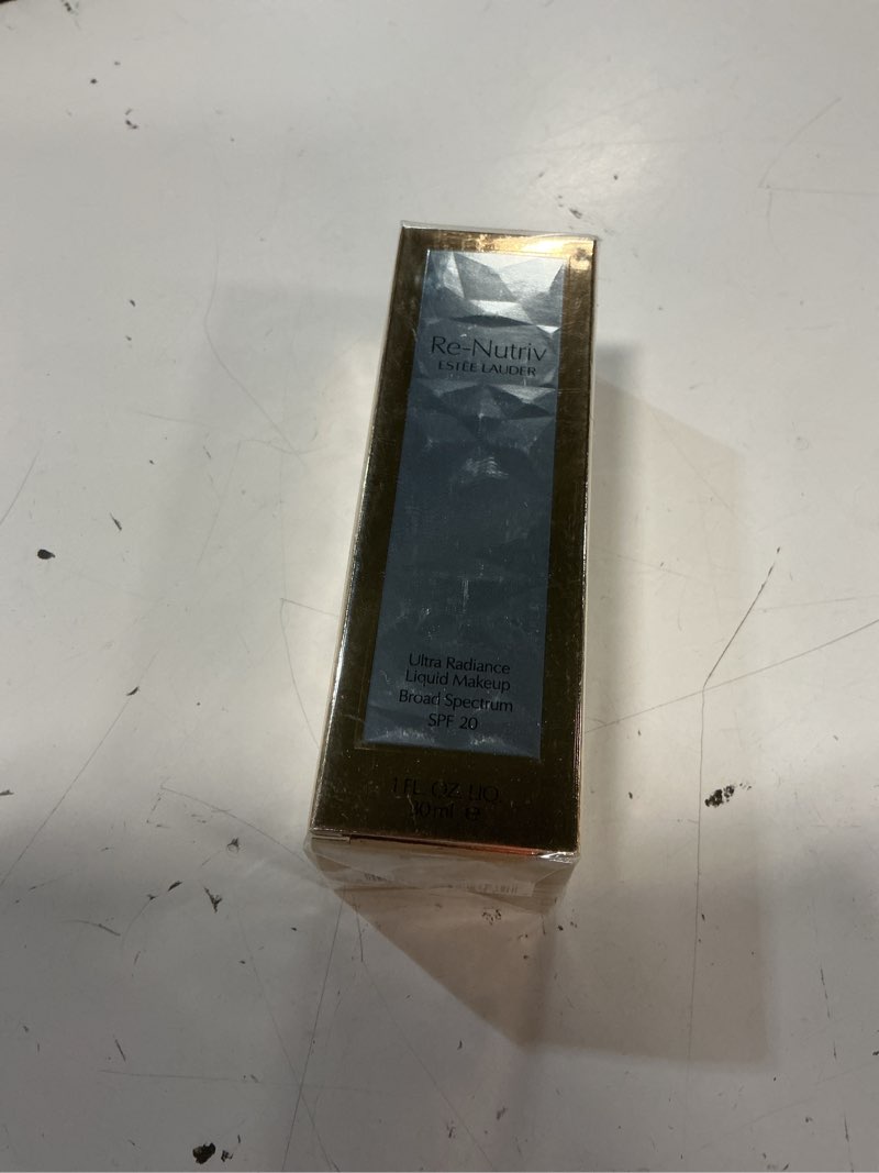 Condition photo showing New/Like New for estée lauder re-nutriv ultra radiance liquid foundation spf 20 | luxurious, hydrating, long-wearing,