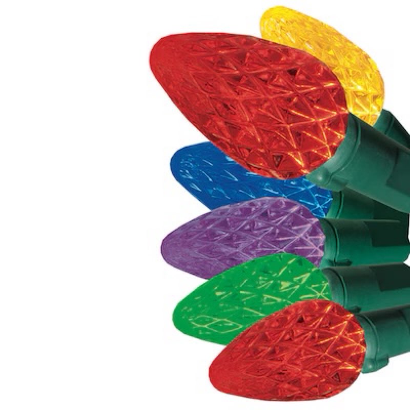 GE Energy Smart 150 -Count 49.6-ft Multicolor LED Plug-In Christmas String Lights