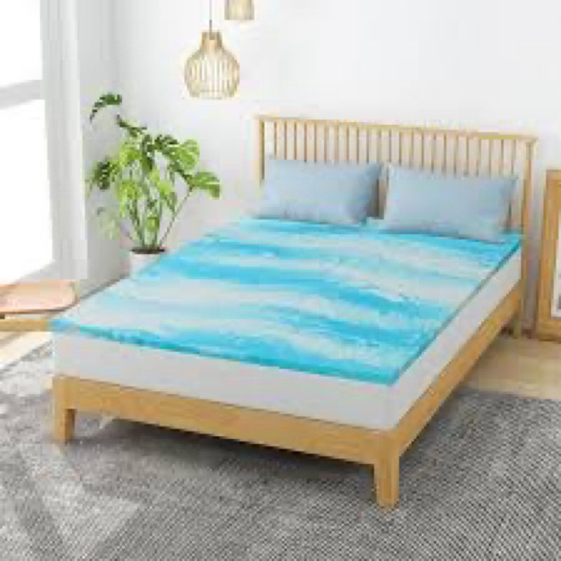 aidoly twin size 2 inch cool memory foam mattress topper, pressure relief cushion