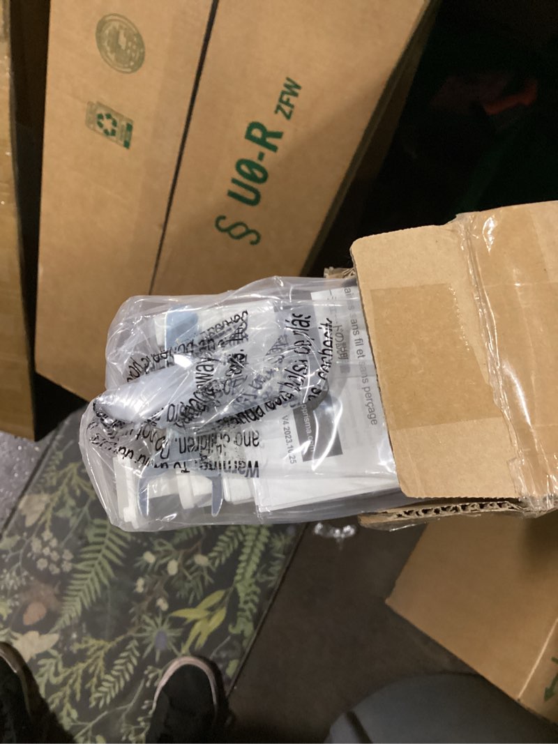 Condition photo showing Good Condition for lazblinds cordless cellular shades, no tools no drill blackout honeycomb shades pleated blinds for windows, 42'' w x 48'' h, silver white blackout-silver white 42'' w x 48'' h