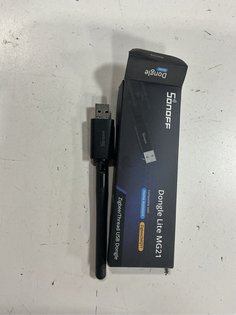 Condition photo showing Good Condition for sonoff zigbee 3.0 & thread dongle lite (efr32mg21) | usb stick coordinator for home assistant & zigbee2mqtt | compact gateway with easy firmware flashing & extension cable