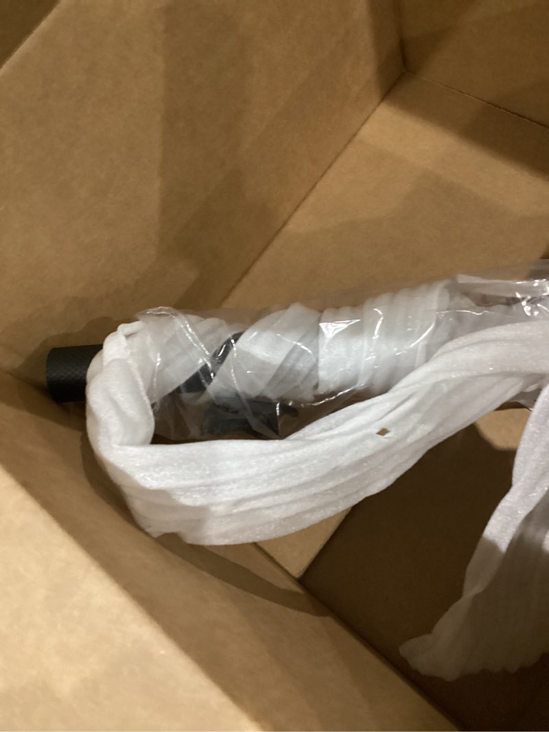 Condition photo showing As Is for Bike Seat Posts Ultra Light Bike Saddle Post Seat Tube Matte Black 1 Pc 33.9x450mm Carbon Fiber