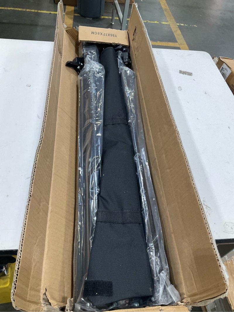 Condition photo showing Good Condition for photo video studio photography backdrop stand, 8 x 8 ft adjustable photo background holder, back drop banner stand support system kit with carry bag