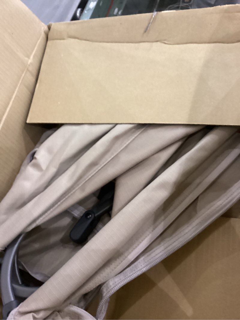 Condition photo showing New/Like New for Daisy Cot, XL Foldable Elevated Dog Bed, Portable Raised Outdoor Folding Dog Cot, Cooling, Chew Proof, Waterproof, Heavy Duty Up to 160 lbs for Camping/Home, Brown, 49"x 33"x7" Brown X-Large