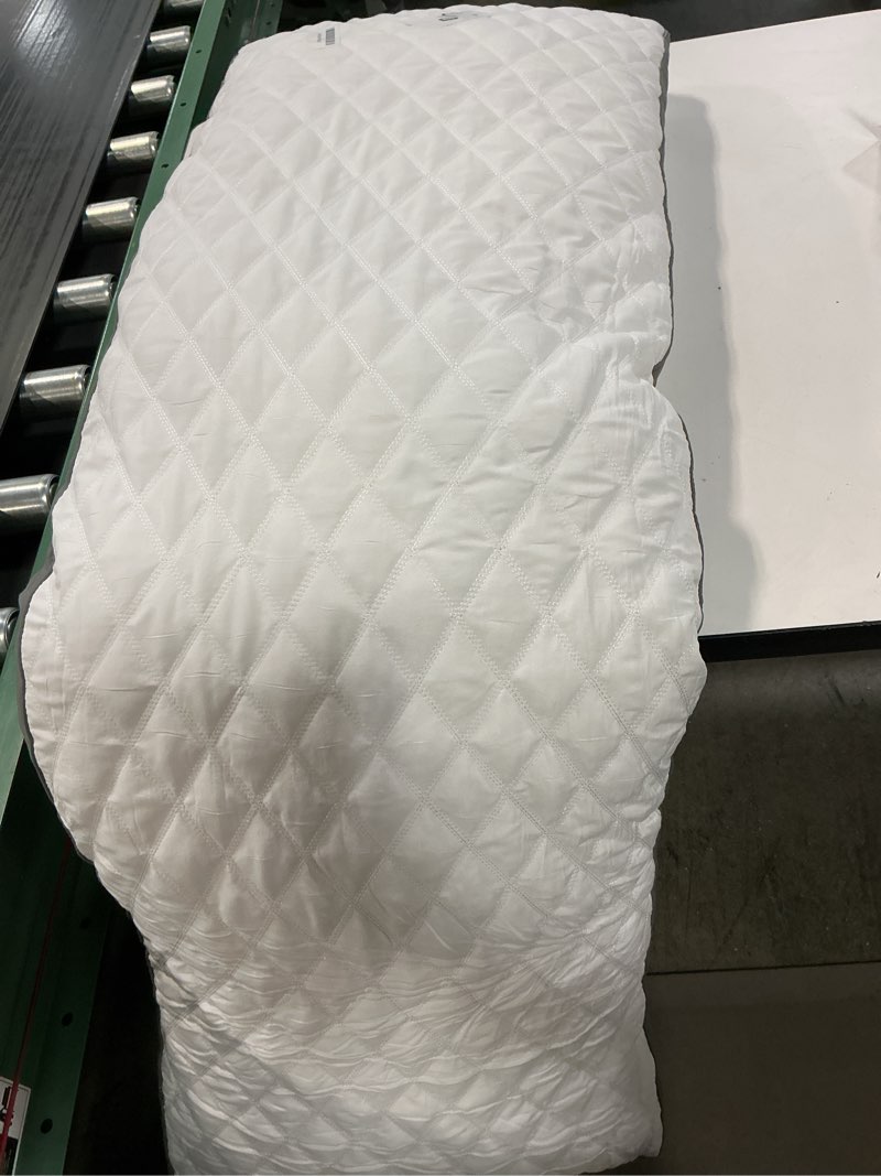 Condition photo showing Good Condition for WhatsBedding Memory Foam Body Pillow with Removable Pillowcase-Fluffy Body Pillows for Adults -Large Long Bed Pillows for Sleeping - 20x54 inch, White White Quilted LONG BODY PILLOW