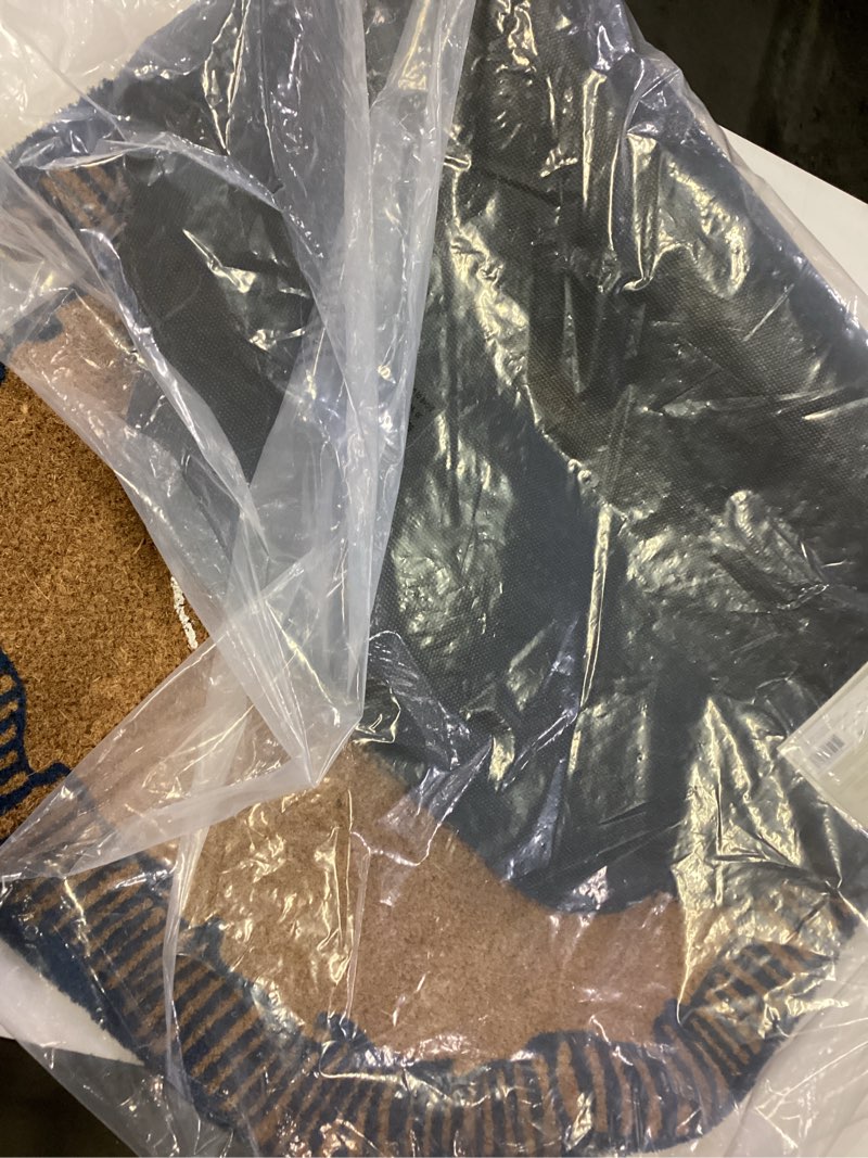Condition photo showing Good Condition for my texas house welcome mat blue lined