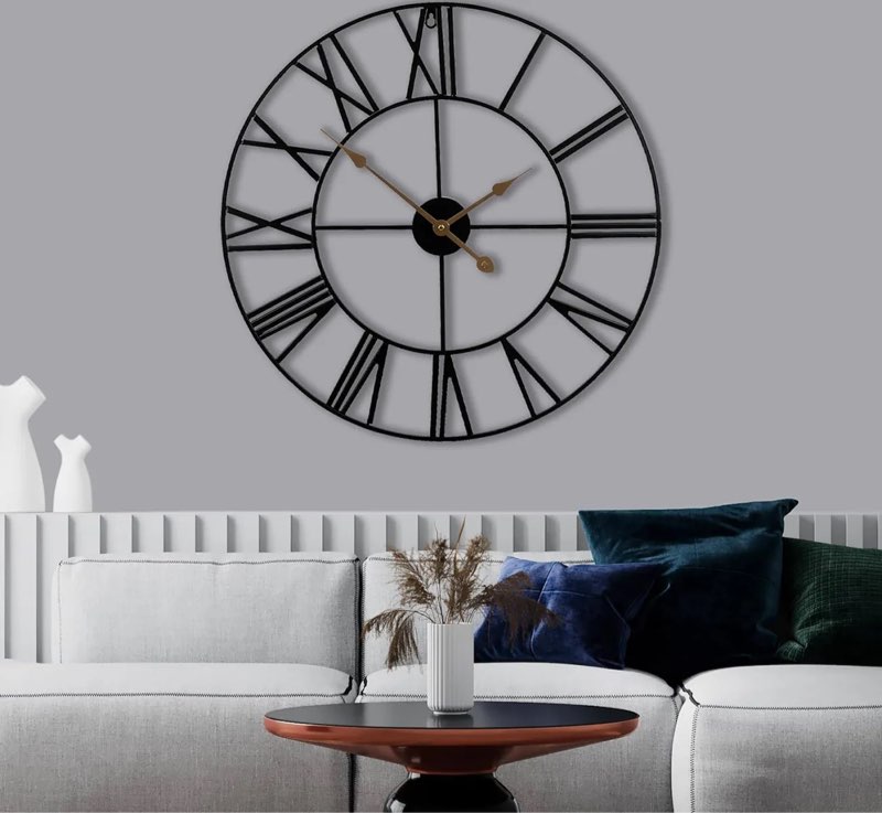 oversized wall clock