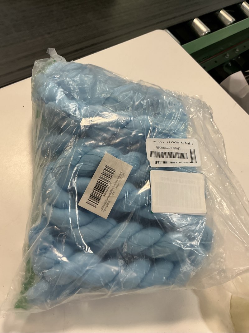 Condition photo showing Good Condition for linxtar light blue table runner cheesecloth table runners 10 pack 10ft baby shower decoration 120 inches spring decor table centerpiece for wedding boho baby shower birthday baby blue 10ft 10pack