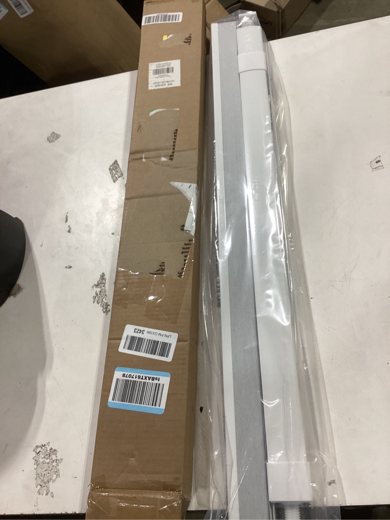 Condition photo showing New/Like New for lazblinds no tools no drill cordless cellular shades, blackout light blocking honeycomb shades for home, thermal insulation blinds for windows, 32" w x 48" h, white blackout-white 32" w × 48" h