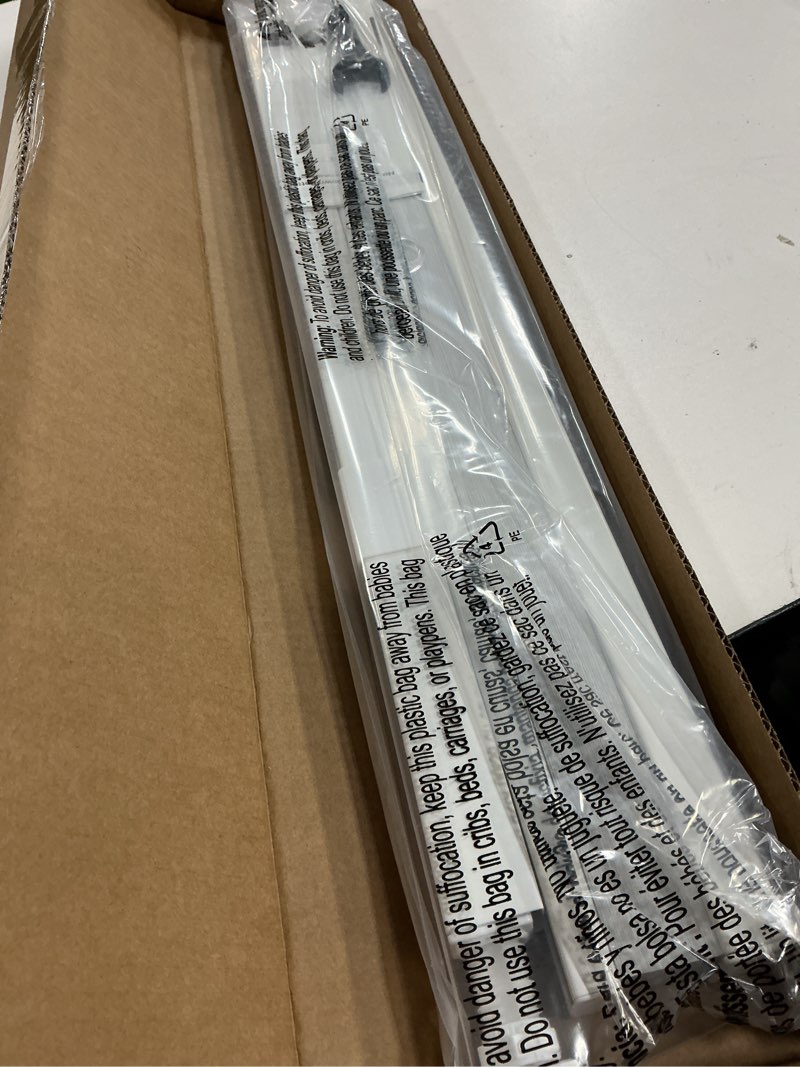 Condition photo showing New/Like New for lazblinds upgraded top down bottom up (tdbu) honeycomb blinds, no drill no tools easy install cordless cellular shades for windows 26" w x 48" h, white - blackout blackout - white 26"w x 48"h