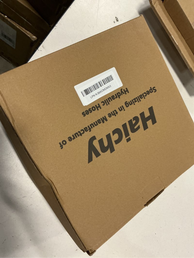 Condition photo showing New/Like New for Haichy 15611-06-06-84 Hydraulic Hose 3/8" Hydraulic Hose with Male NPT X Male NPT, 84" Long, 4785 PSI 15611-06-06-84-G