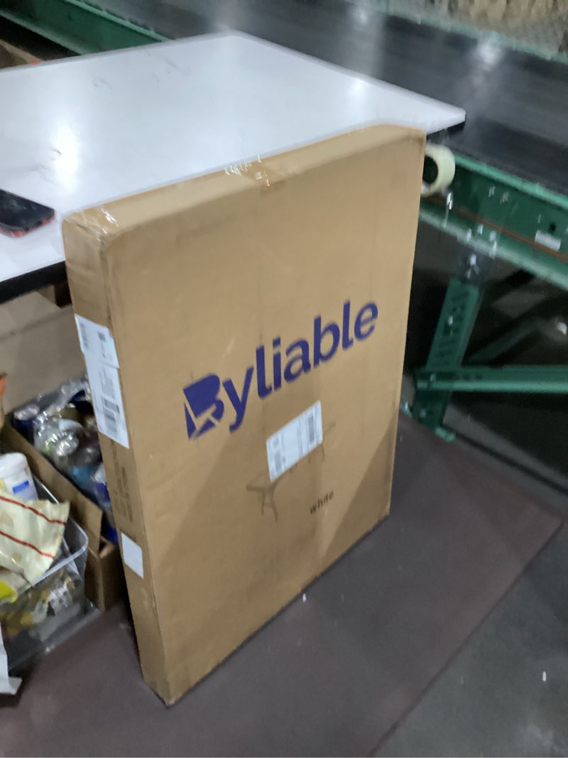 Condition photo showing New/Like New for Folding Table 6ft Portable Heavy Duty Plastic Fold-in-Half Utility Foldable Table Plastic Dining Indoor Outdoor for Camping, Picnic and Party, White White 6FT