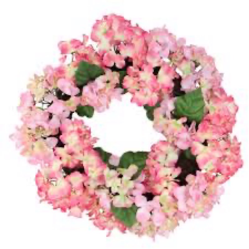 artificial hydrangea wreath