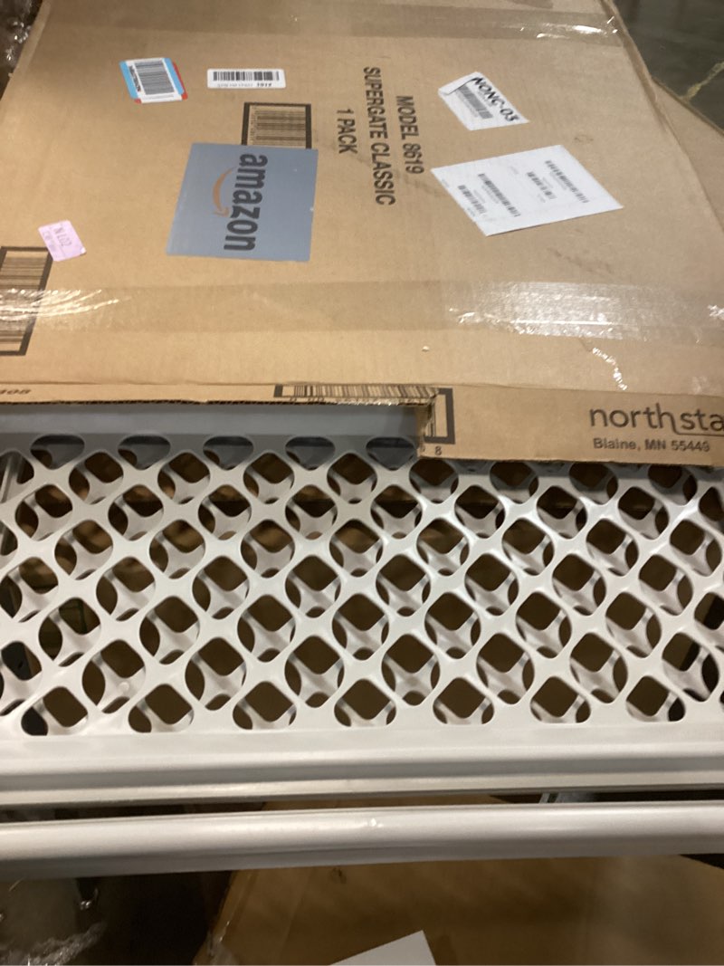 Condition photo showing Good Condition for Toddleroo by North States Supergate Classic Gray Easy Use Baby Gate  26  - 42