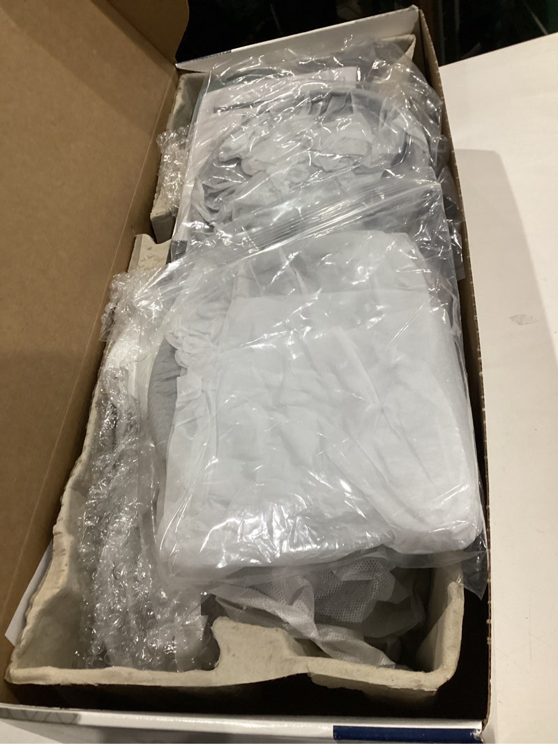 Condition photo showing As Is for moen graeden magnetix matte black 1-handle 6.75-in round bathtub and shower faucet with