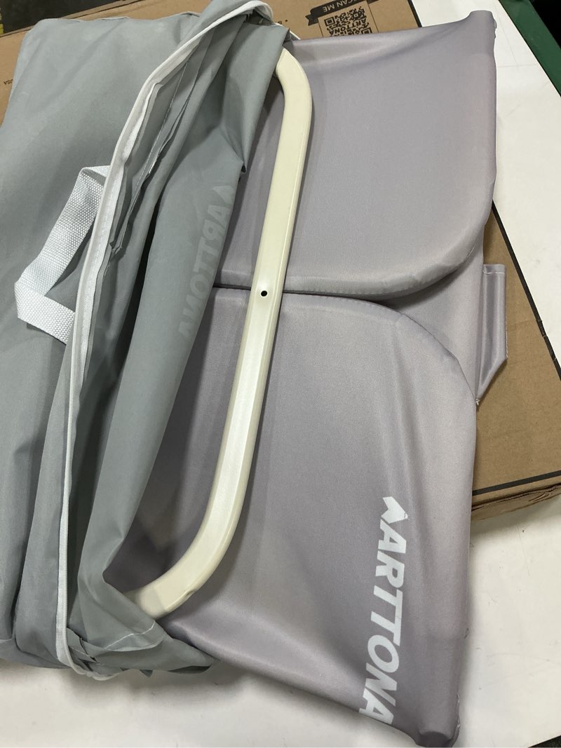 Condition photo showing Good Condition for Toddler Bed Rail with Night Light - Foldable Bed Side Rails - Fits for Most Beds: Bed Rails for Full Size Bed, Queen Size Rails, Twin Rails - Portable Fence for Baby - 48 inch Grey