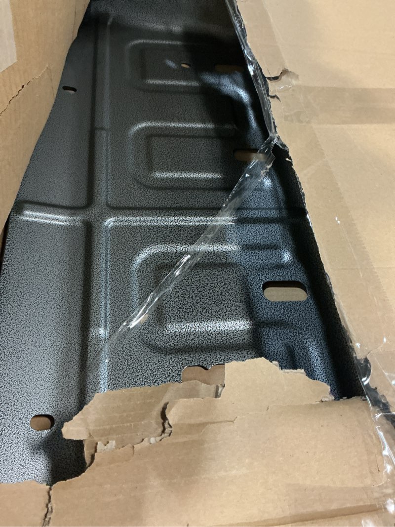 Condition photo showing Good Condition for ml3z-7222-d front engine splash shield upgrade manganese steel compatible with 2015-2020 ford f150,front under car splash shield lower cover