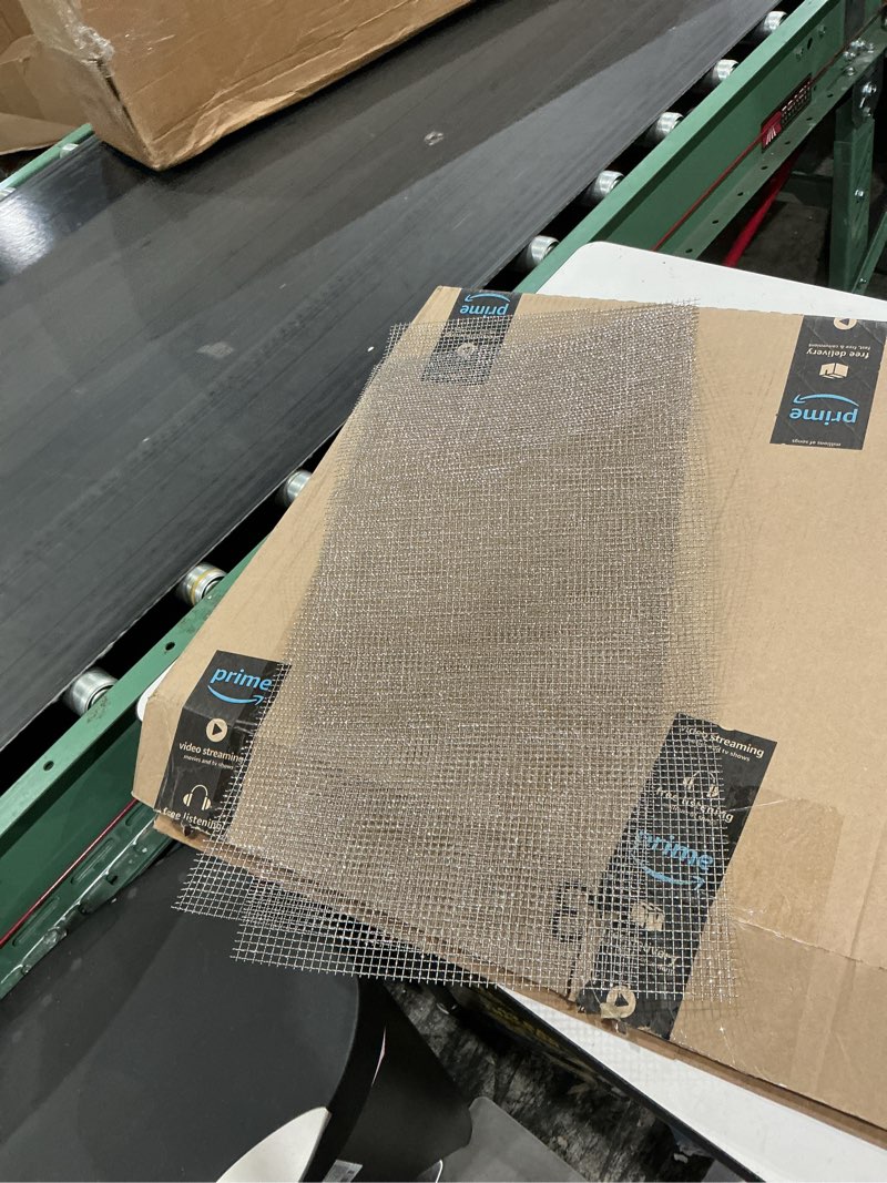 Condition photo showing As Is for 2pcs (((item similar )))woven wire stainless steel screening filter sheet