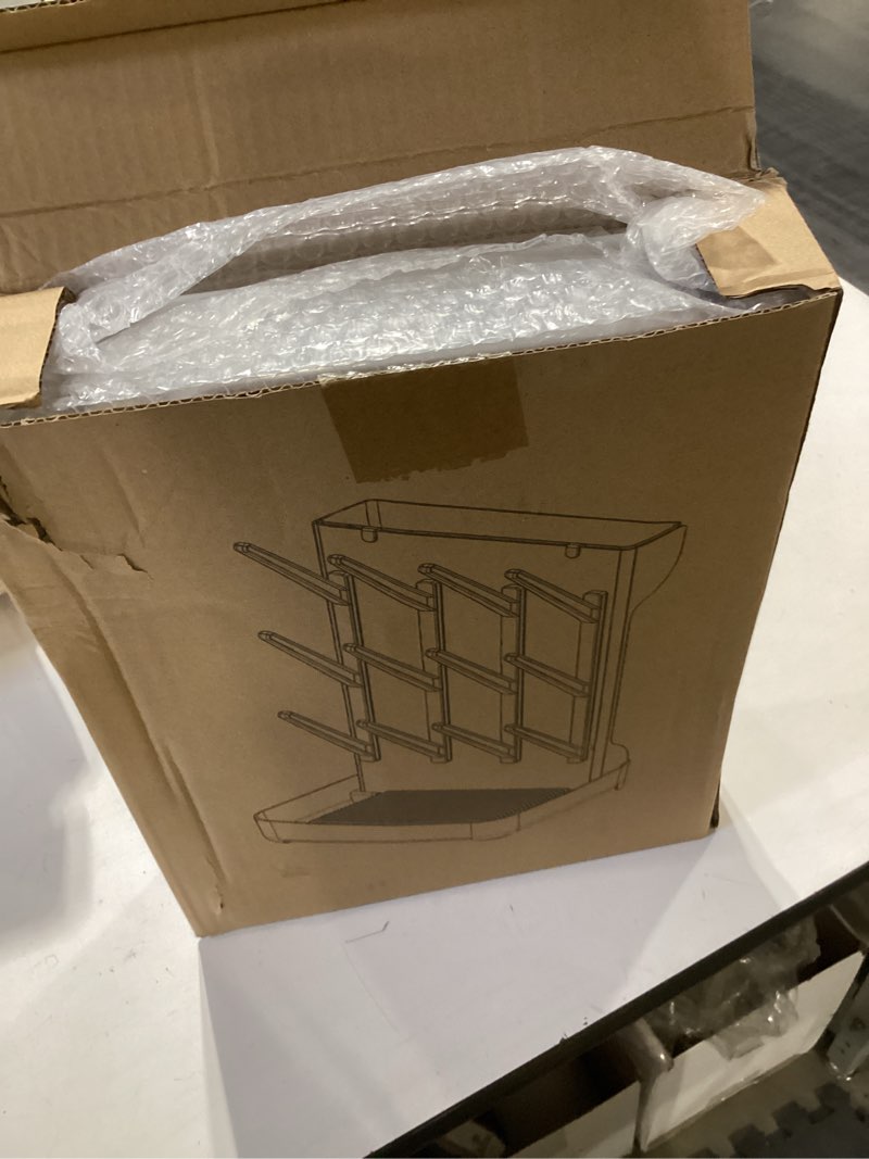 Condition photo showing New/Like New for SuoXing Vertical Baby Bottle Drying Rack,Space Saving Countertop Baby Drying Rack for Bottles,Large Baby Bottle Station Stand,Bottle Rack Dryer for Brushes,Pacifiers,Baby Accessories Organizer,Grey Gray