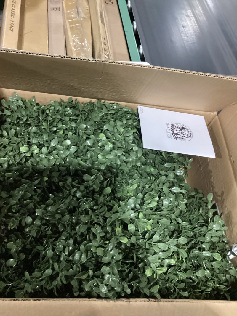 Condition photo showing Good Condition for qianyun artificial boxwood ball bush- faux boxwood decorative balls for backyard, balcony,garden, wedding and home décor (2, 22inch)