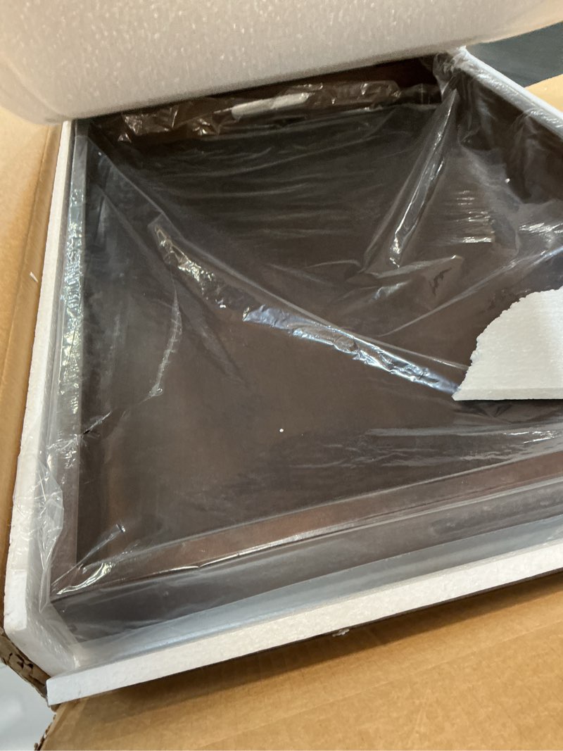 Condition photo showing New/Like New for wooden stove top covers for gas burner and electric stove, glass cooktop protector, wood noodle board stovetop cover with handles, walnut