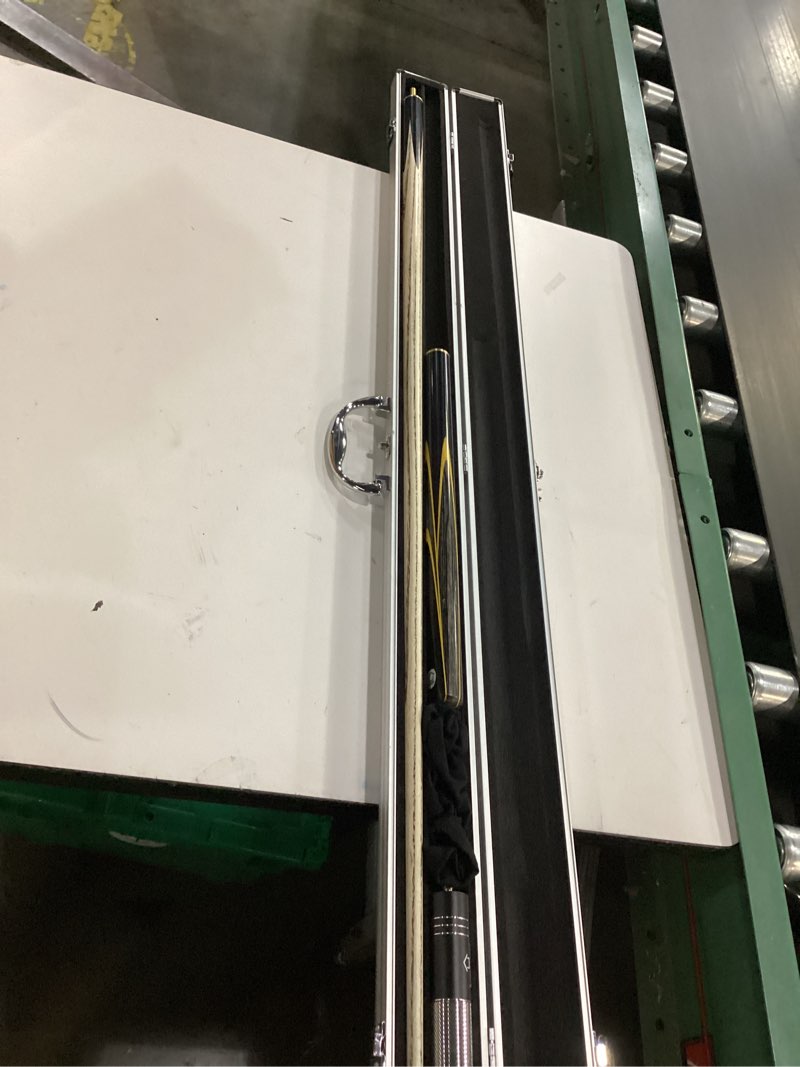 Condition photo showing New/Like New for HomeSeason 57" Snooker Cue Stick 18oz 3/4 Jointed Pool Cue, with Extension, Cue Case, Durable Ash Wood and Hard Maple Construction Billiards Cue HSS11