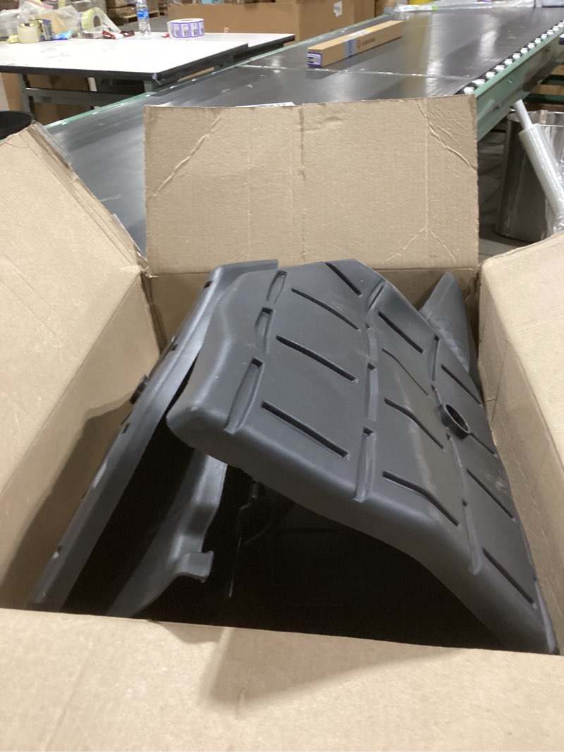 Condition photo showing As Is for CUSAUTV TPE Floor Mats Compatible with 2021-2025 Yamaha Wolverine RMAX4 1000; 2018-2020 Yamaha Wolverine X4 850 Accessories Anti-Slip Front Row Floor Slush Liner All Weather Protection (4PCS)