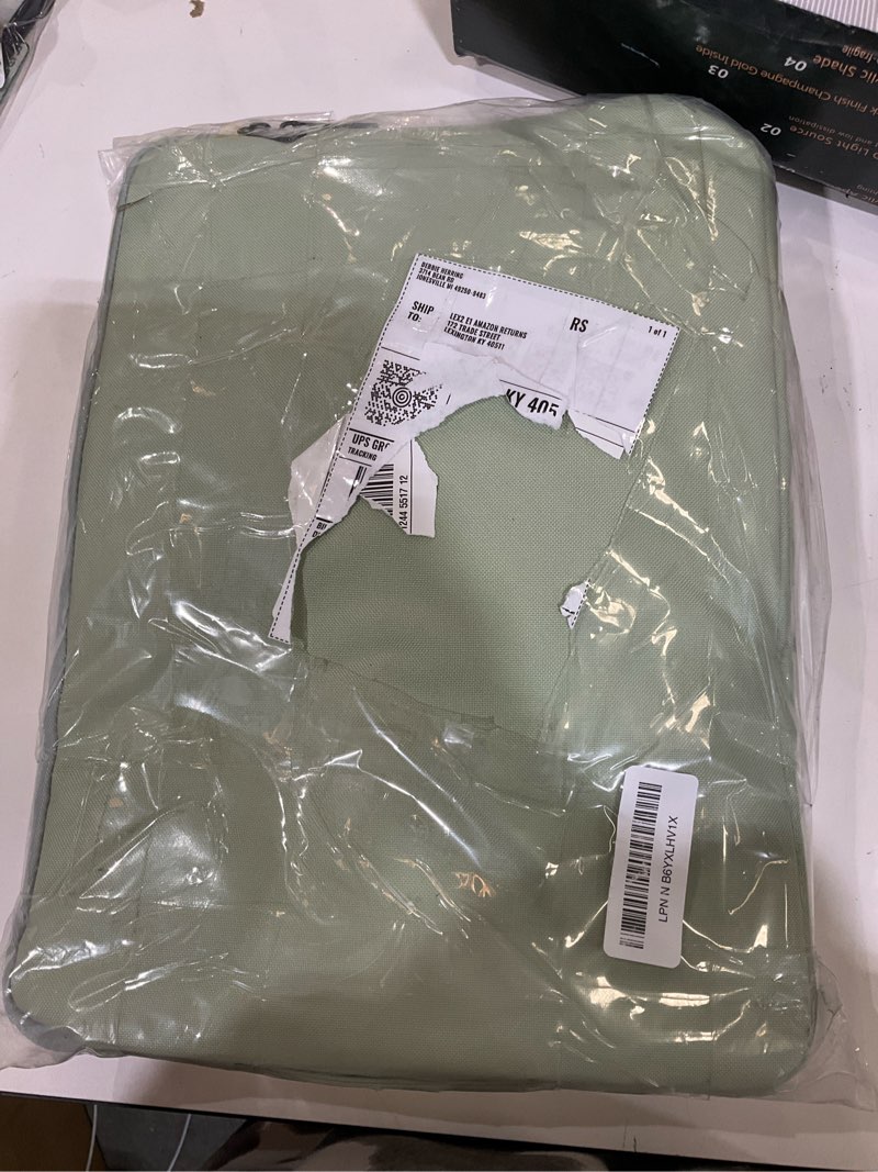 Condition photo showing As Is for 16 inch Laptop Sleeve for Lenovo Yoga 7i 16"/ Lenovo Slim Laptop/ThinkPad E16/ ThinkBook, Dell Inspiron 16 Plus Carrying Case Bag, Green 15-16 Inch Green