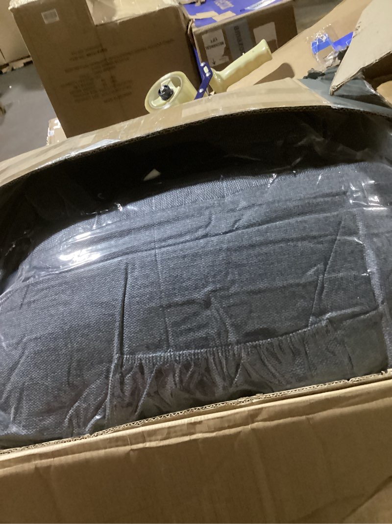 Condition photo showing Good Condition for DUMOS Power Lift Recliner Chair with Vibration Massage and Heat for Elderly, Ergonomic Overstuffed Breathable Fabric Reclining Chair with 3 Pockets, Remote Control, Living Room, Bedroom, Grey Dark Grey