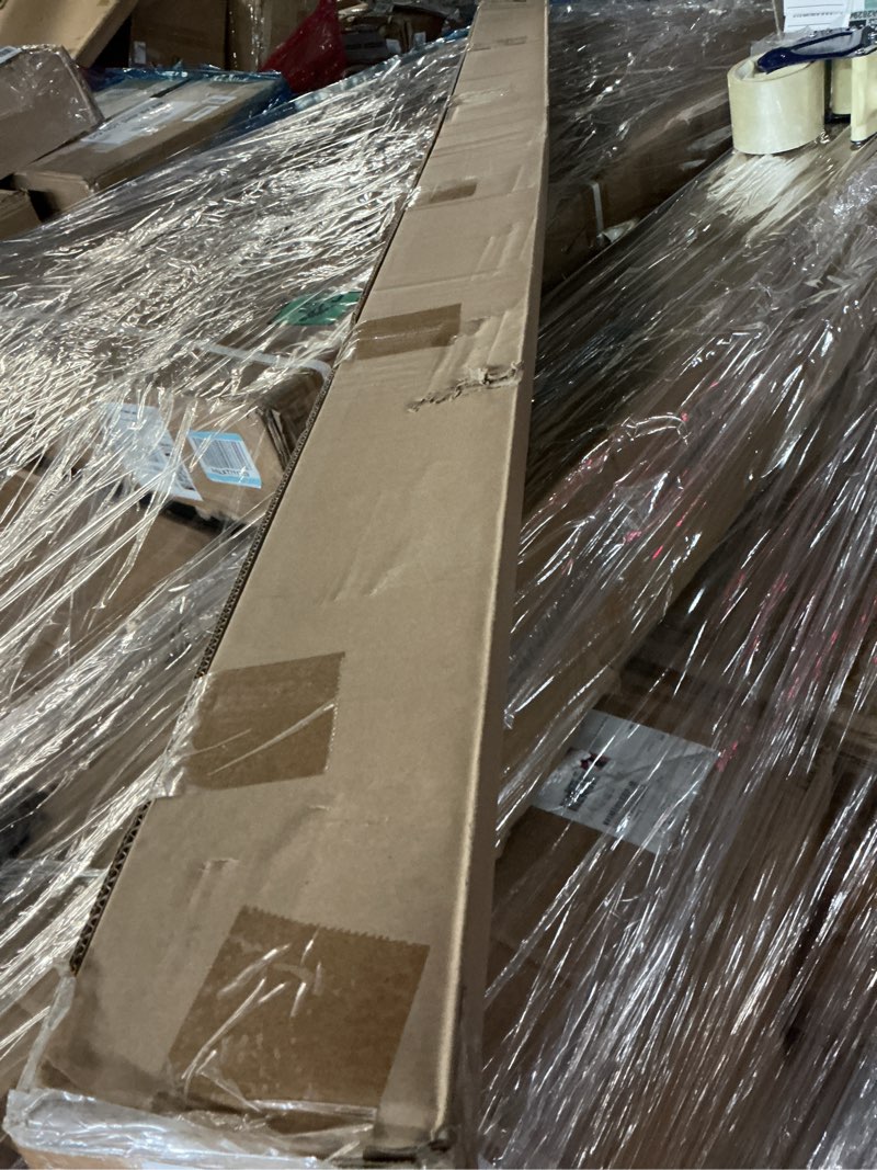 Condition photo showing New/Like New for CHICOLOGY Cordless Mini Blinds, 1-Inch Slats, Vinyl Window Shades, Room Darkening & Privacy, Easy Install - Ideal for Windows, Doors, Campers - Alabaster (Commercial Grade), 84" W x 84" H