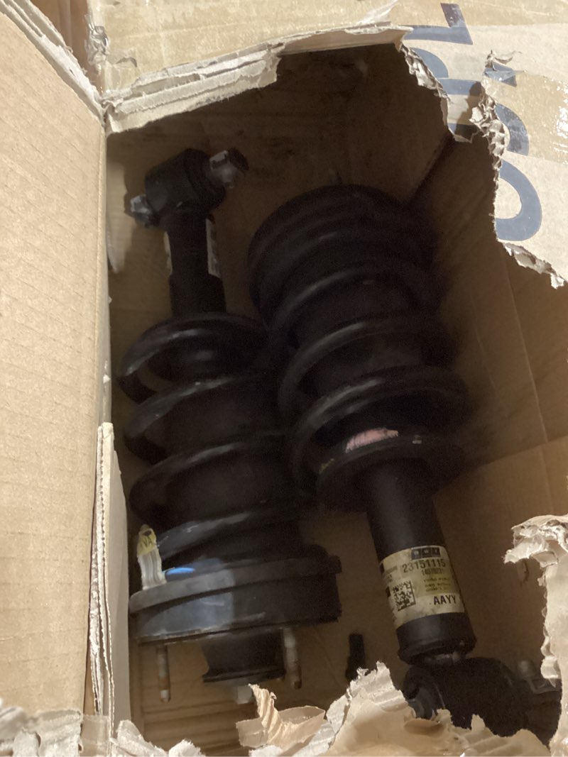 Condition photo showing As Is for 2pcs front shock absorber struts assembly air suspension compatilbe for 2015-2020 cadillac escalade chevy tahoe suburban silverado gmc sierra 1500 yukon xl 84176631 1 pair front struts