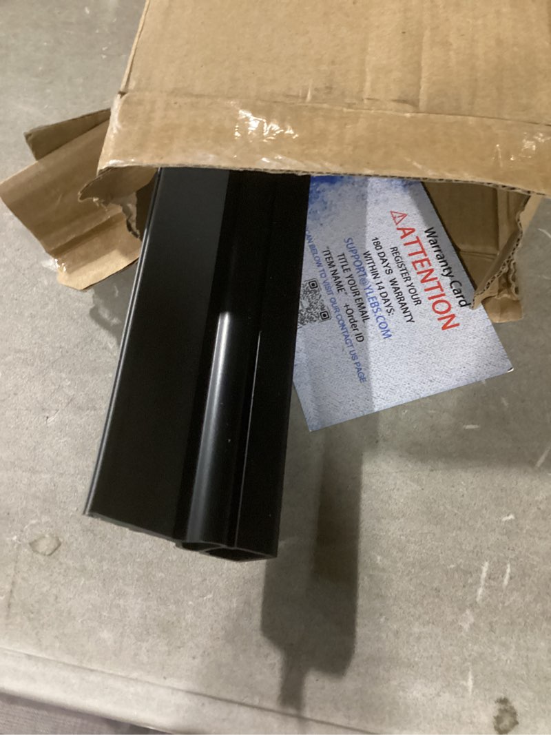 Condition photo showing Good Condition for Floor Squeegee for Concrete and Tile Cleaning, 24'' Rubber Wiper Broom, Large Heavy Duty Water Scraper with 60'' Long Handle for Garage, Deck, Bathroom, Shower Glass, Window Yellow 24in